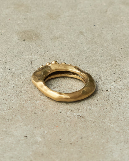 Razan Copper Cognac Diamond Ring