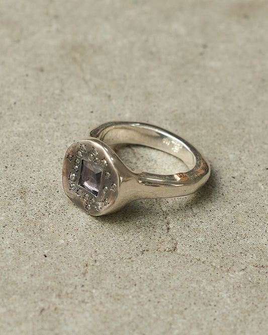 Ruby Lolite Icy Diamond Ring