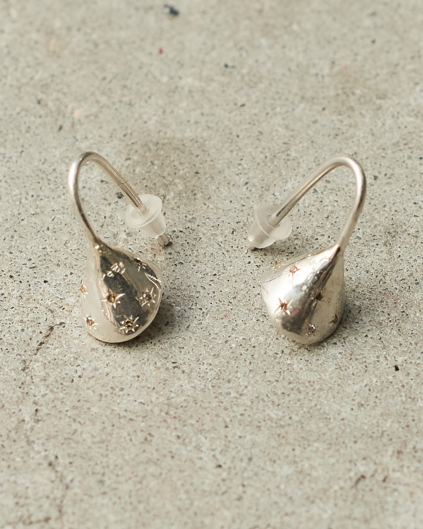 Bo Saxo Cognac Diamond Earrings