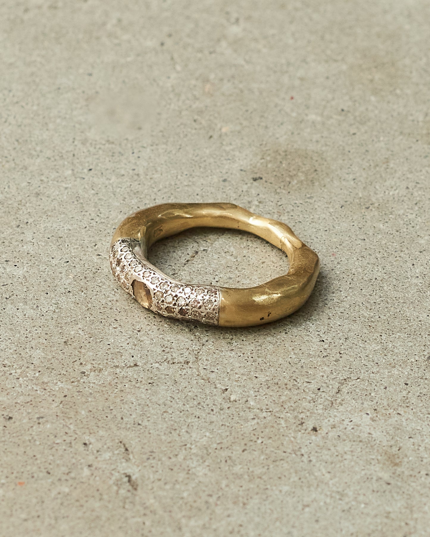 Sei Copper Brown Diamond Ring