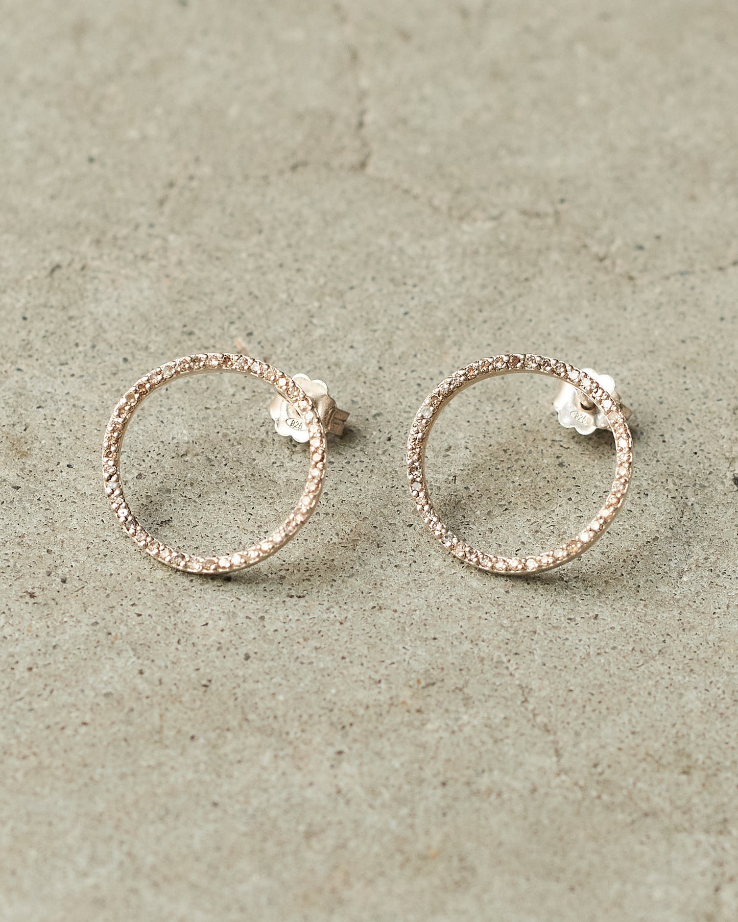 Bo Song Cognac Diamond Earrings