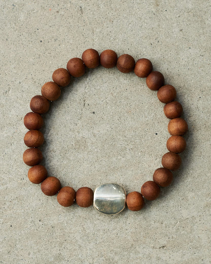 Sterling Silver 11+ Beaded Bracelet