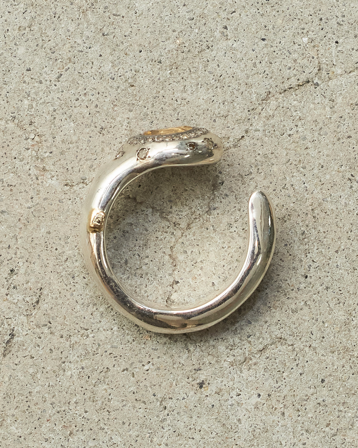 Tevis Beer Quartz Cognac Ring