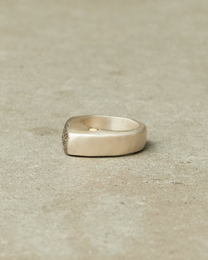 Tumi Sterling Silver Cognac Diamond Ring