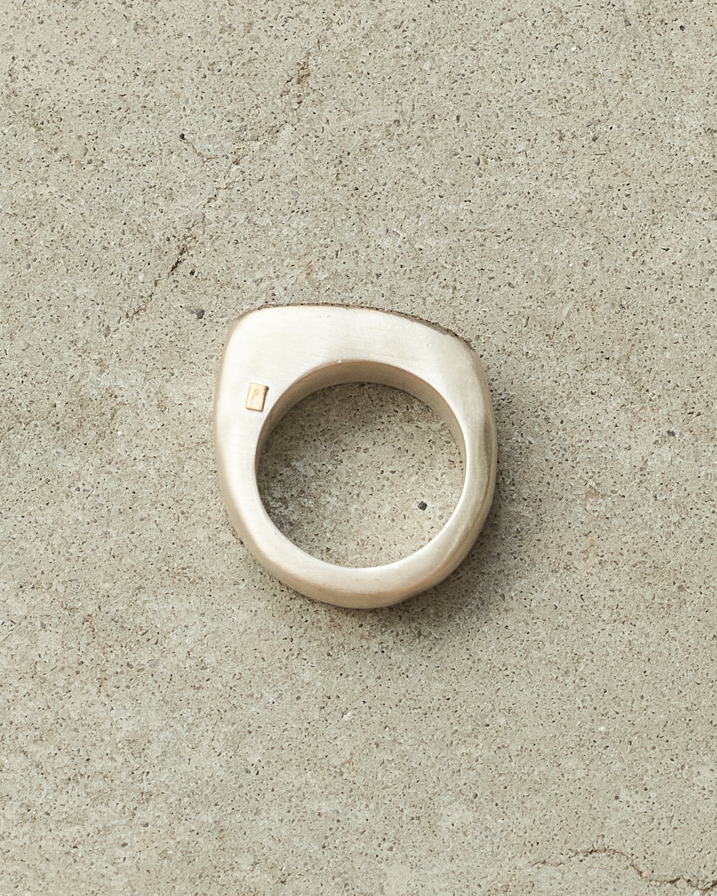 Tumi Sterling Silver Cognac Diamond Ring