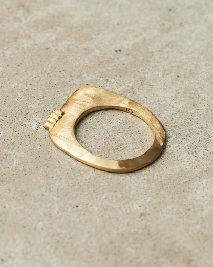 Zina Black Diamond Copper Ring