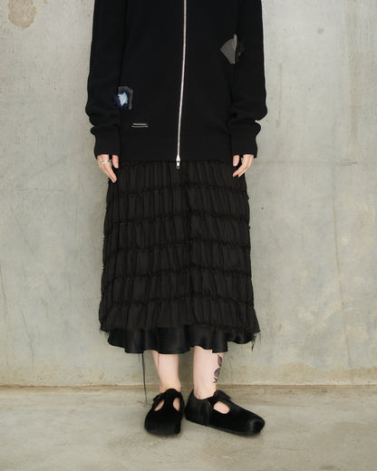 Black Fur Birkenstock Paris Rebel Clog