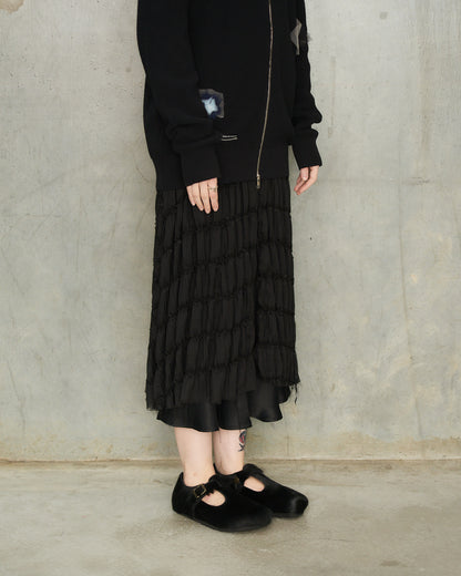 Black Fur Birkenstock Paris Rebel Clog