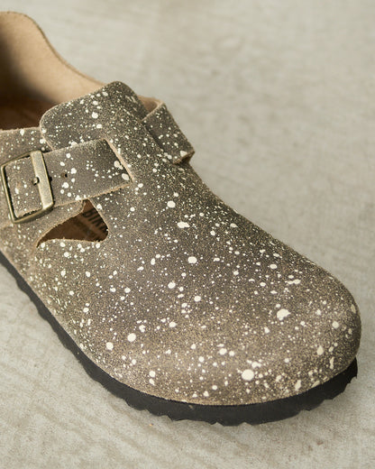 Taupe Splash Birkenstock London Artist Clog