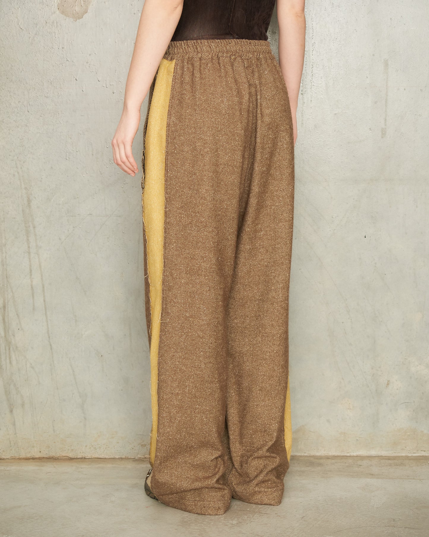 Brown Side Panel Lounge Pants