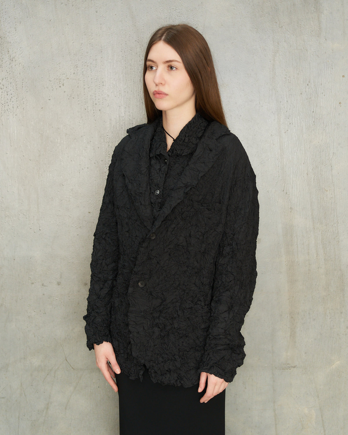 Black Crinkle Jacket