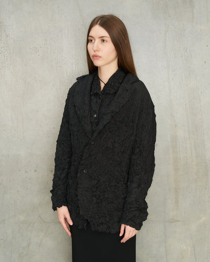 Black Crinkle Jacket