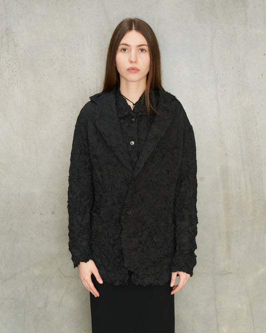Black Crinkle Jacket