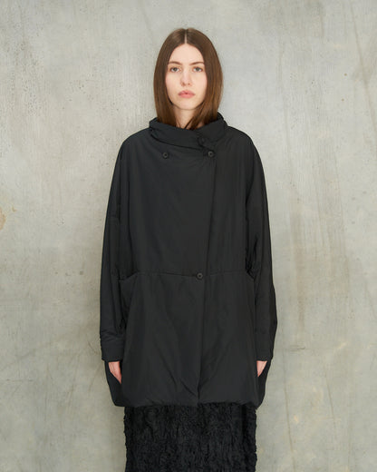 Black Origami Puffer Jacket