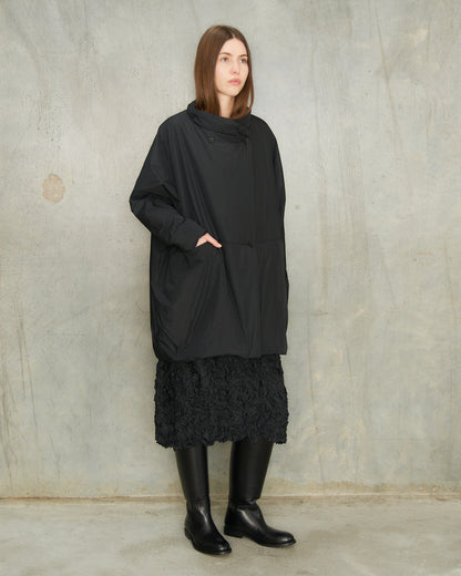 Black Origami Puffer Jacket