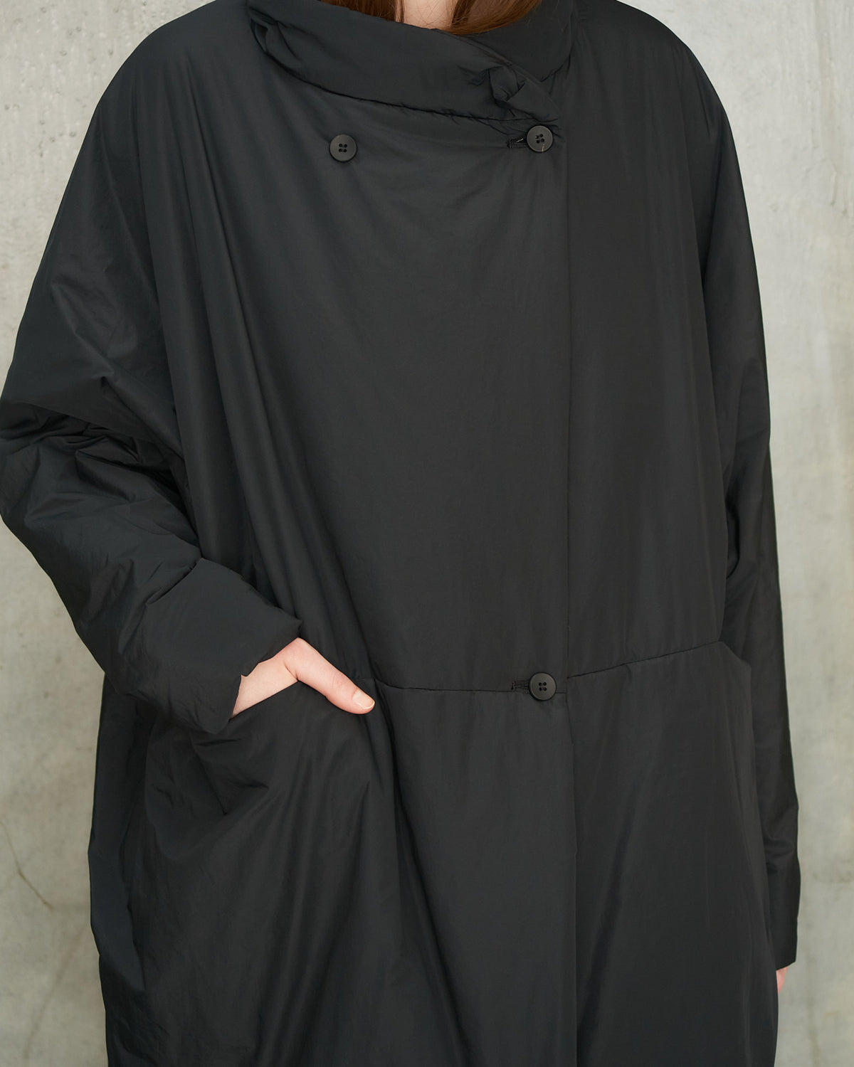 Black Origami Puffer Jacket