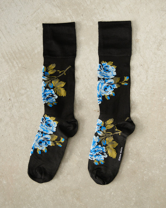 Black Baby Bouquet Socks