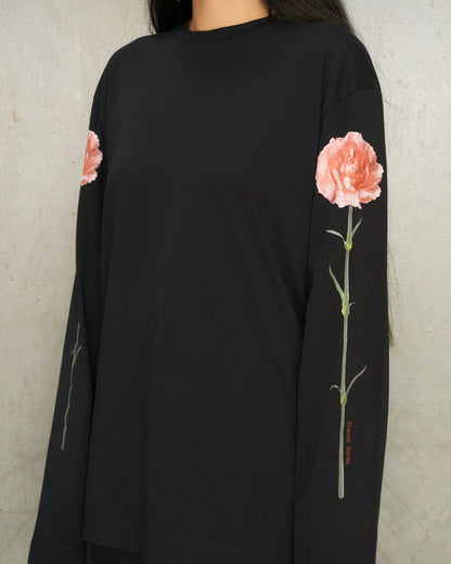 Black Carnation Long-Sleeve