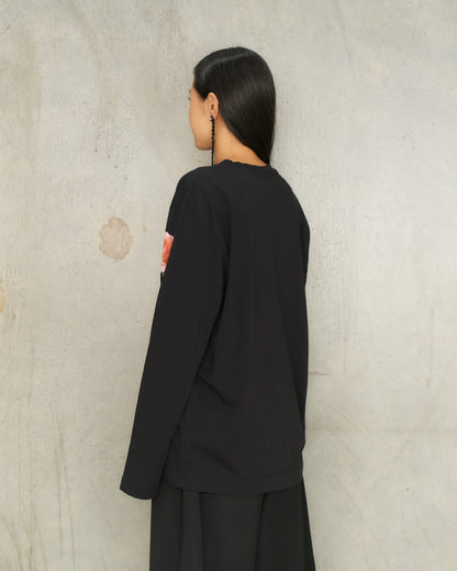 Black Carnation Long-Sleeve