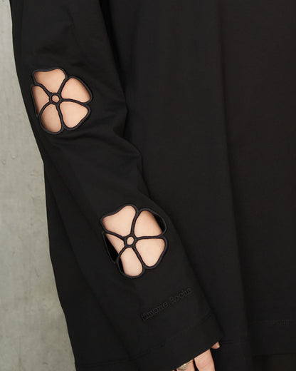 Black Daisy Long Sleeve T-Shirt