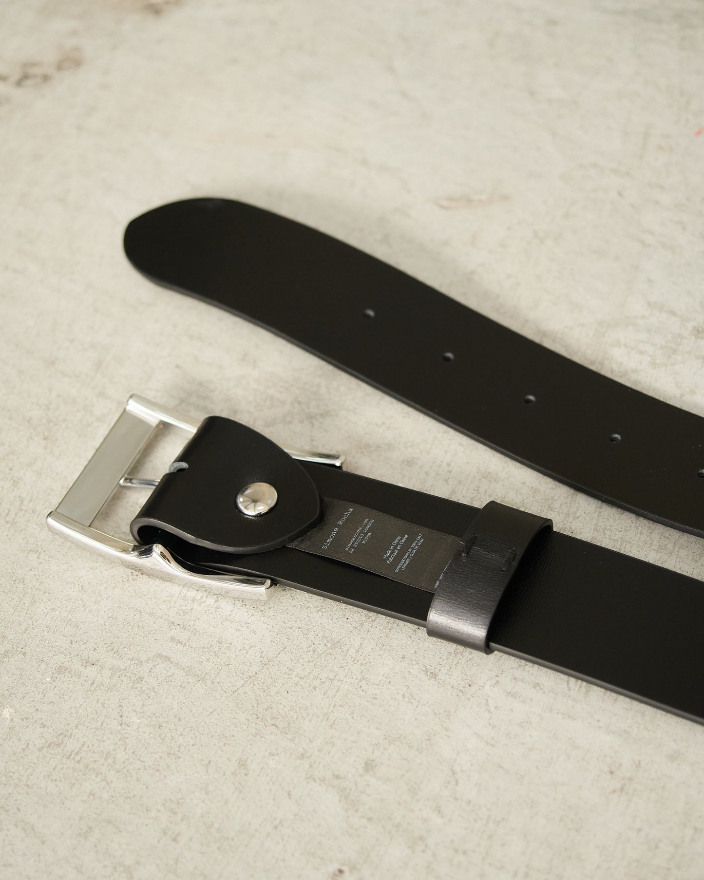 Black Leather Belt