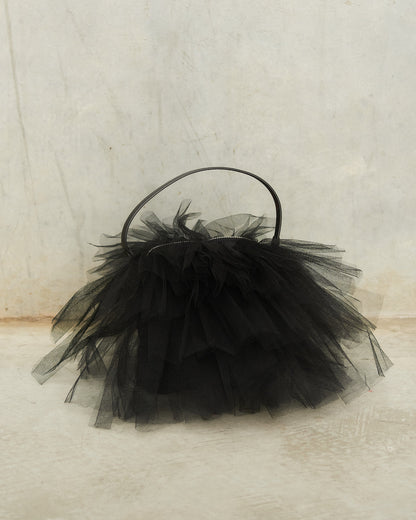 Black Mini Frill Tutu Bag
