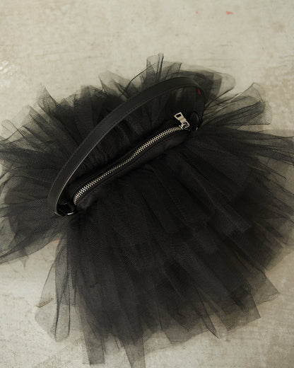 Black Mini Frill Tutu Bag
