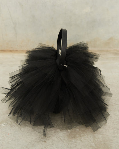 Black Mini Frill Tutu Bag