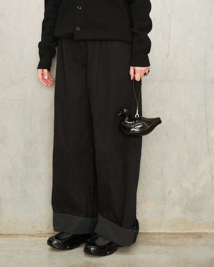 Black Perspex Duck Bag