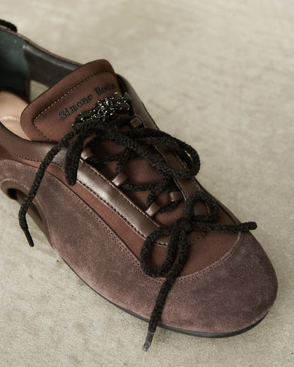 Chocolate Ballerina Grip Trainers