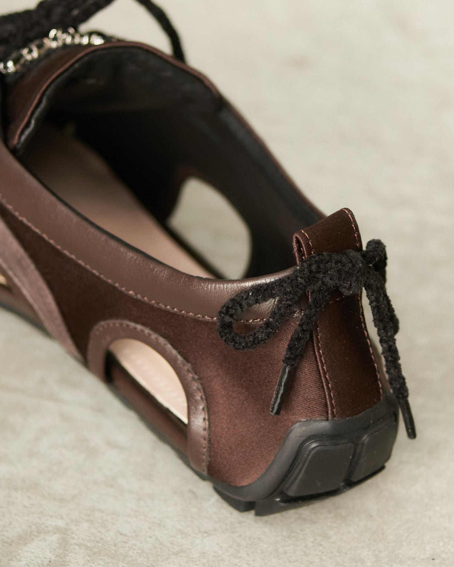 Chocolate Ballerina Grip Trainers