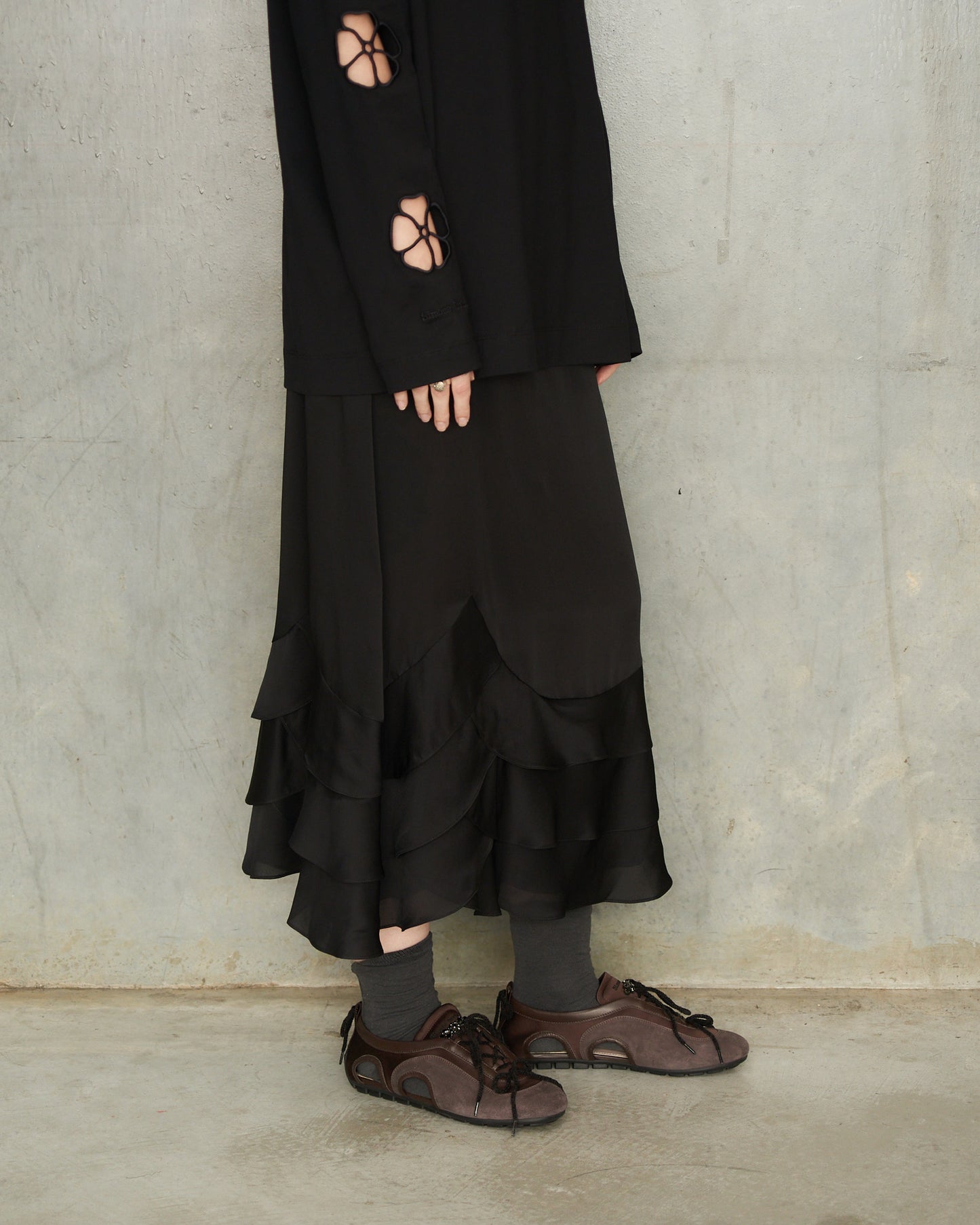 Chocolate Ballerina Grip Trainers