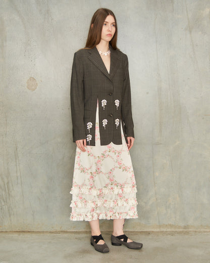 Peat Pearl Embellished Blazer