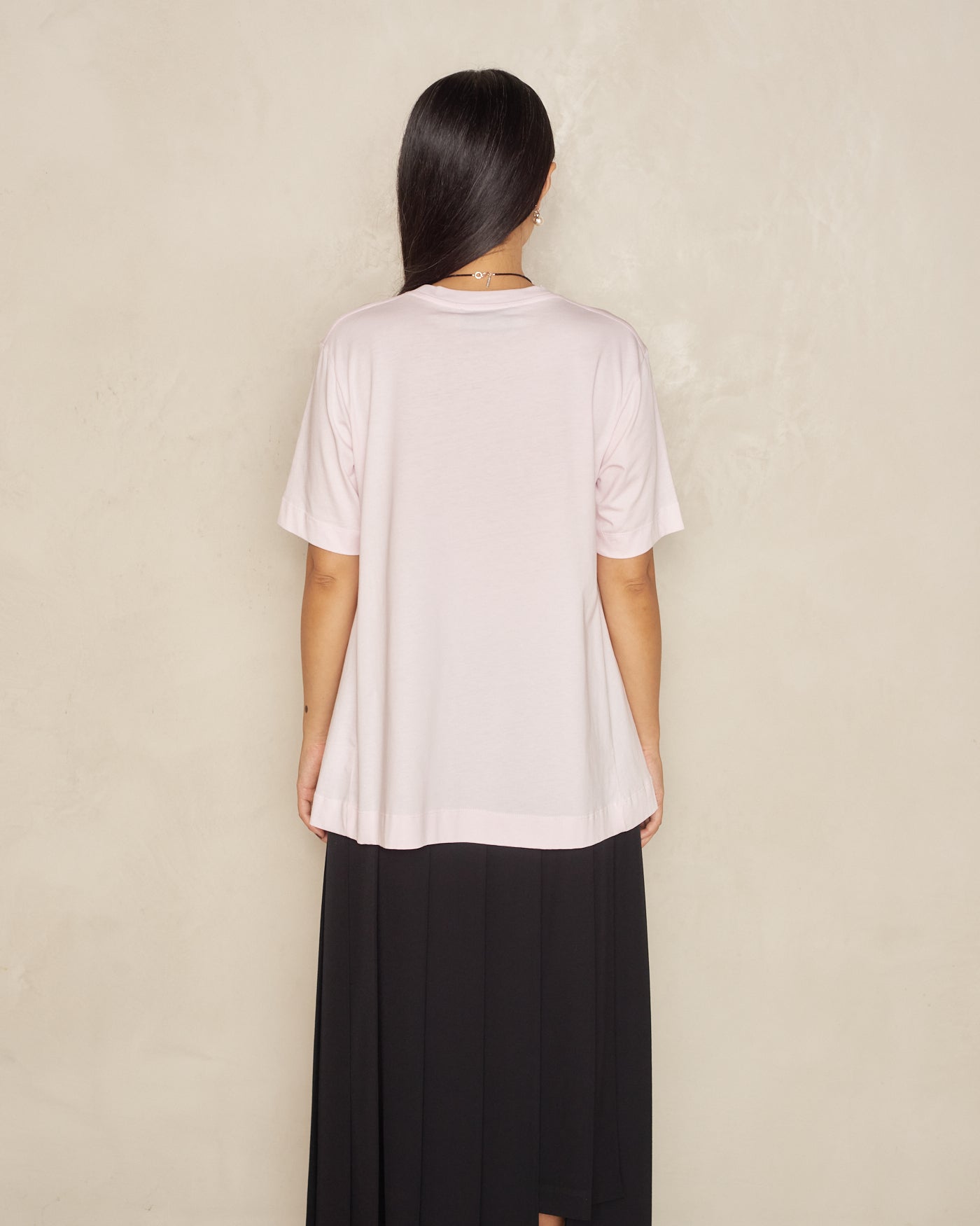 Pink T-Shirt with Red Bow