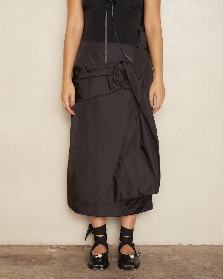 Pencil Skirt With Pressed Rose main image 0
