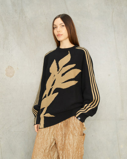 Black Adidas Crewneck Jumper