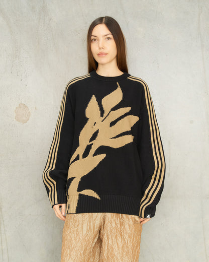 Black Adidas Crewneck Jumper