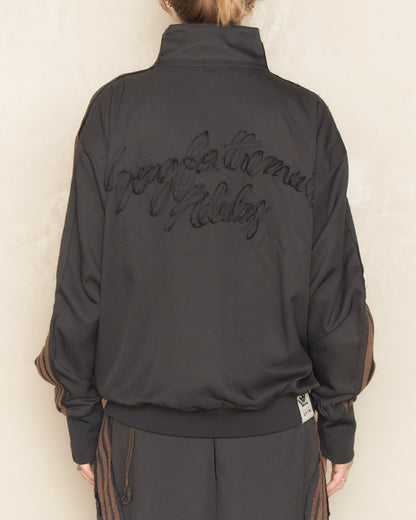 Black And Brown Adi004 Track Jacket