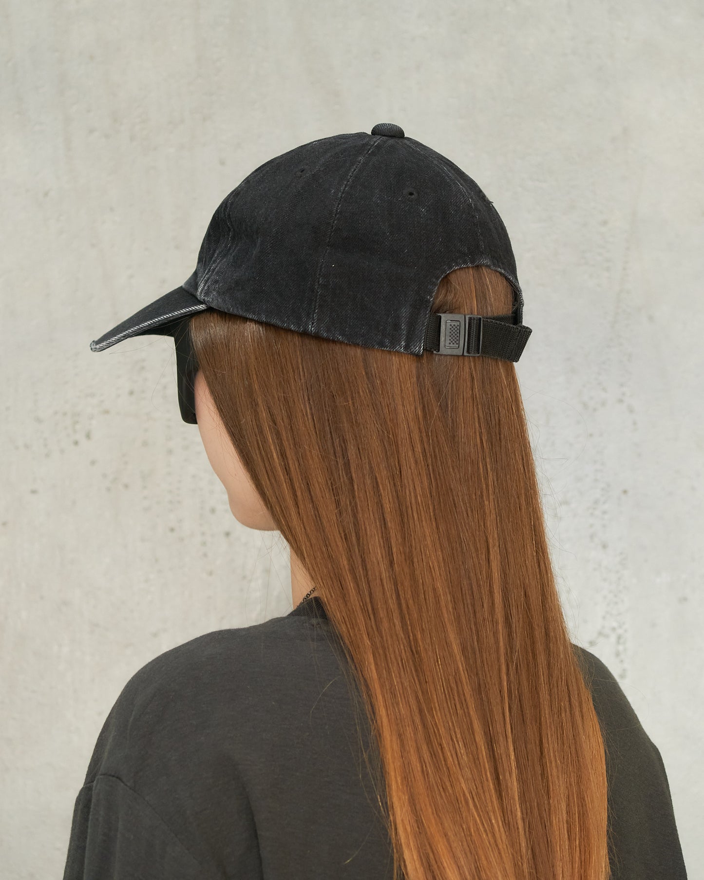 Black Denim Cap
