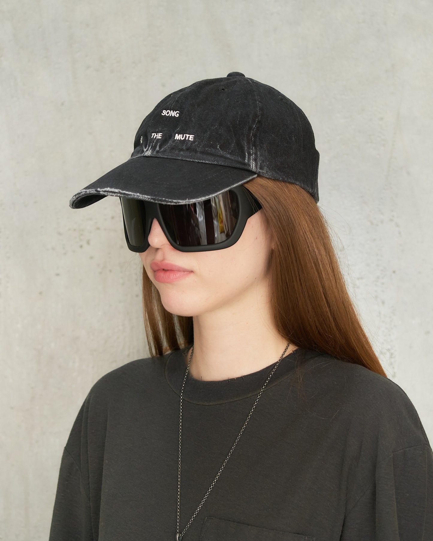 Black Denim Cap