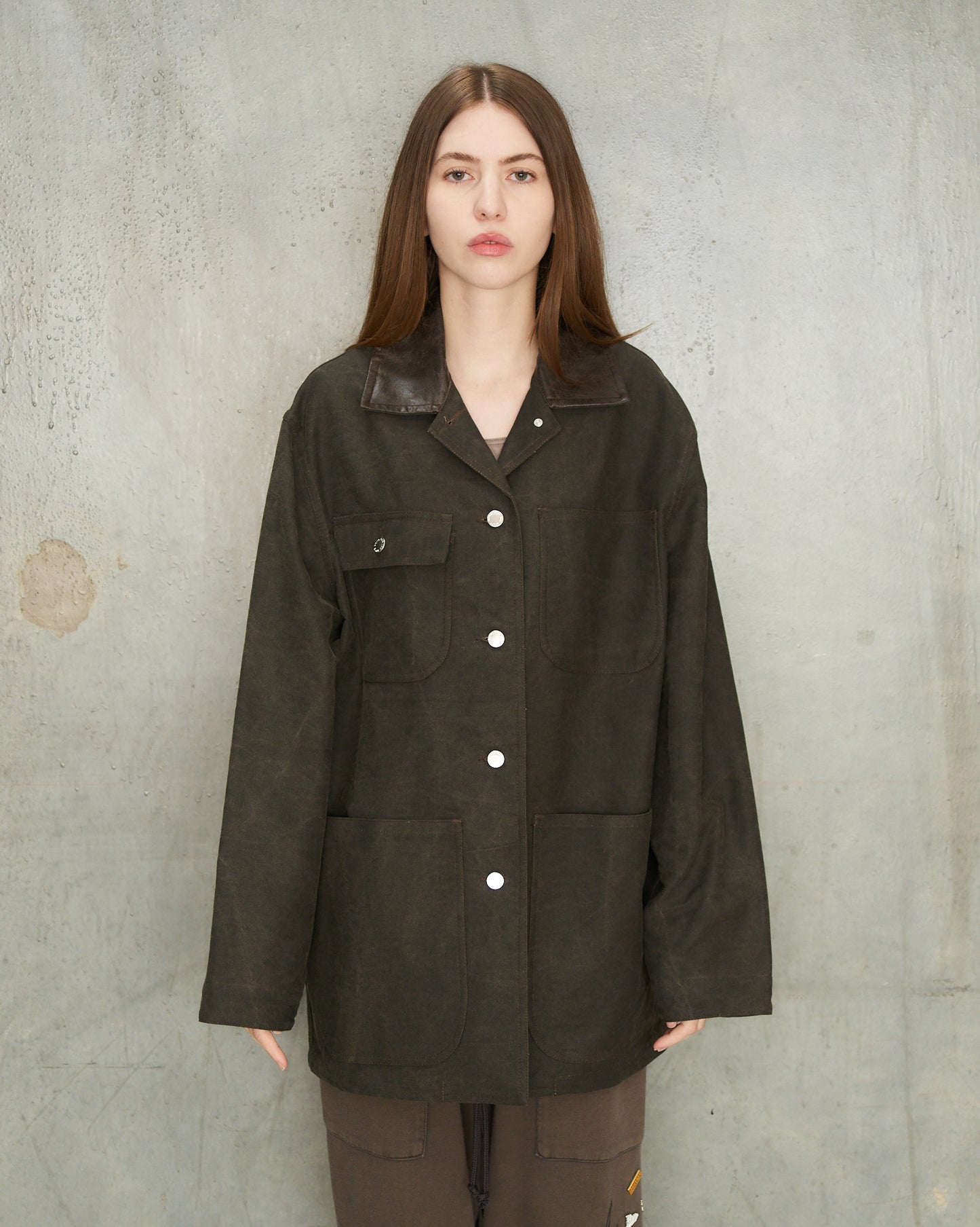 Black Moleskin Barn Jacket
