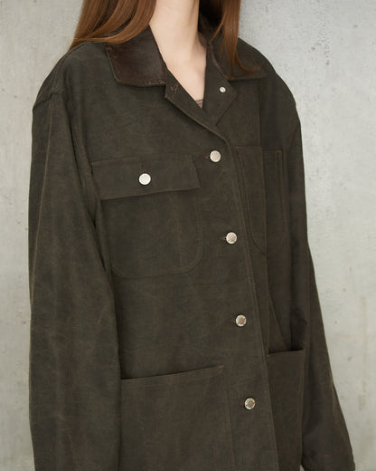 Black Moleskin Barn Jacket