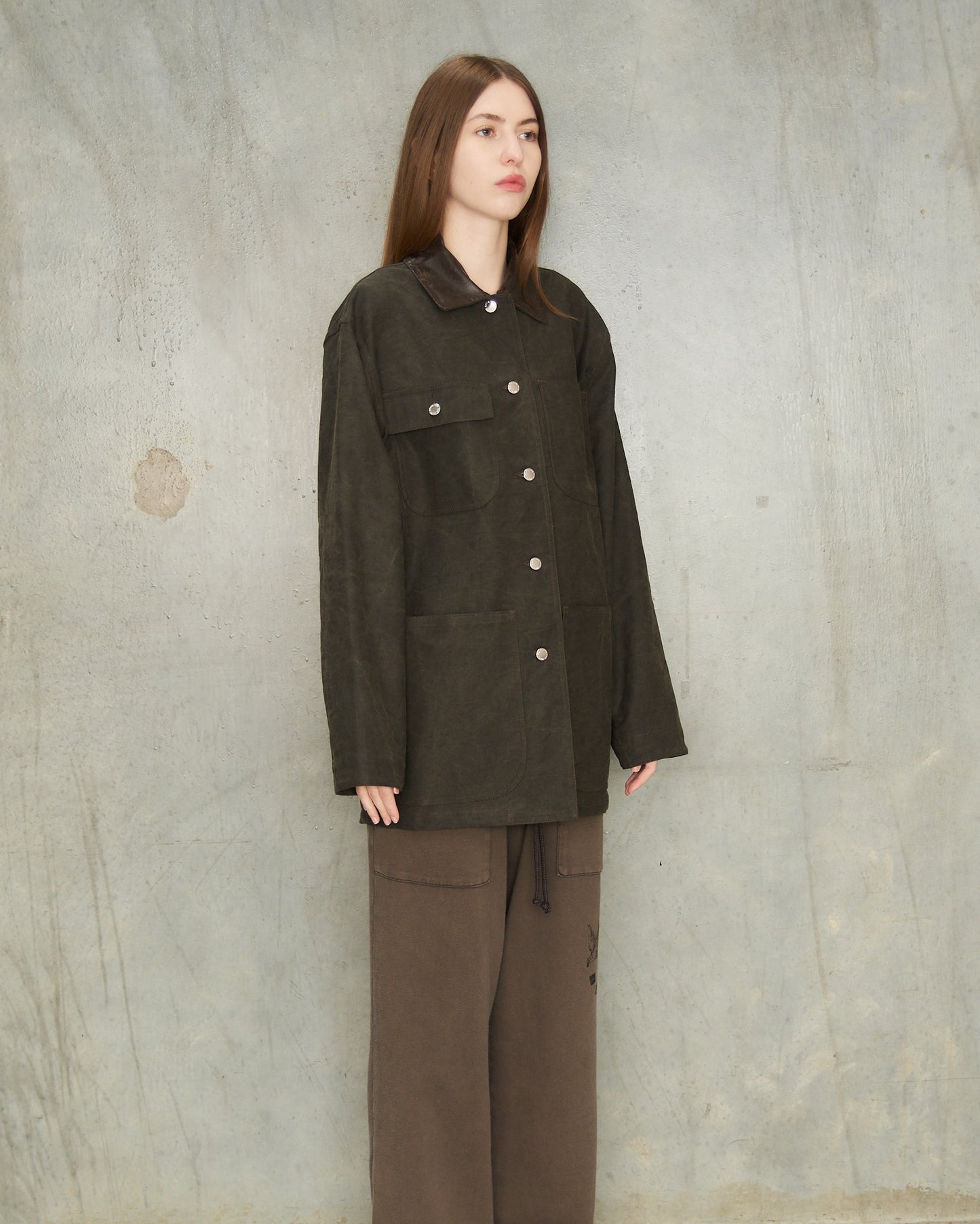 Black Moleskin Barn Jacket
