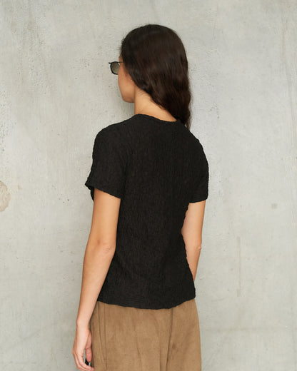 Black Wave Slim T-Shirt