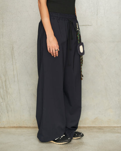 Navy Gabardine Lounge Pants