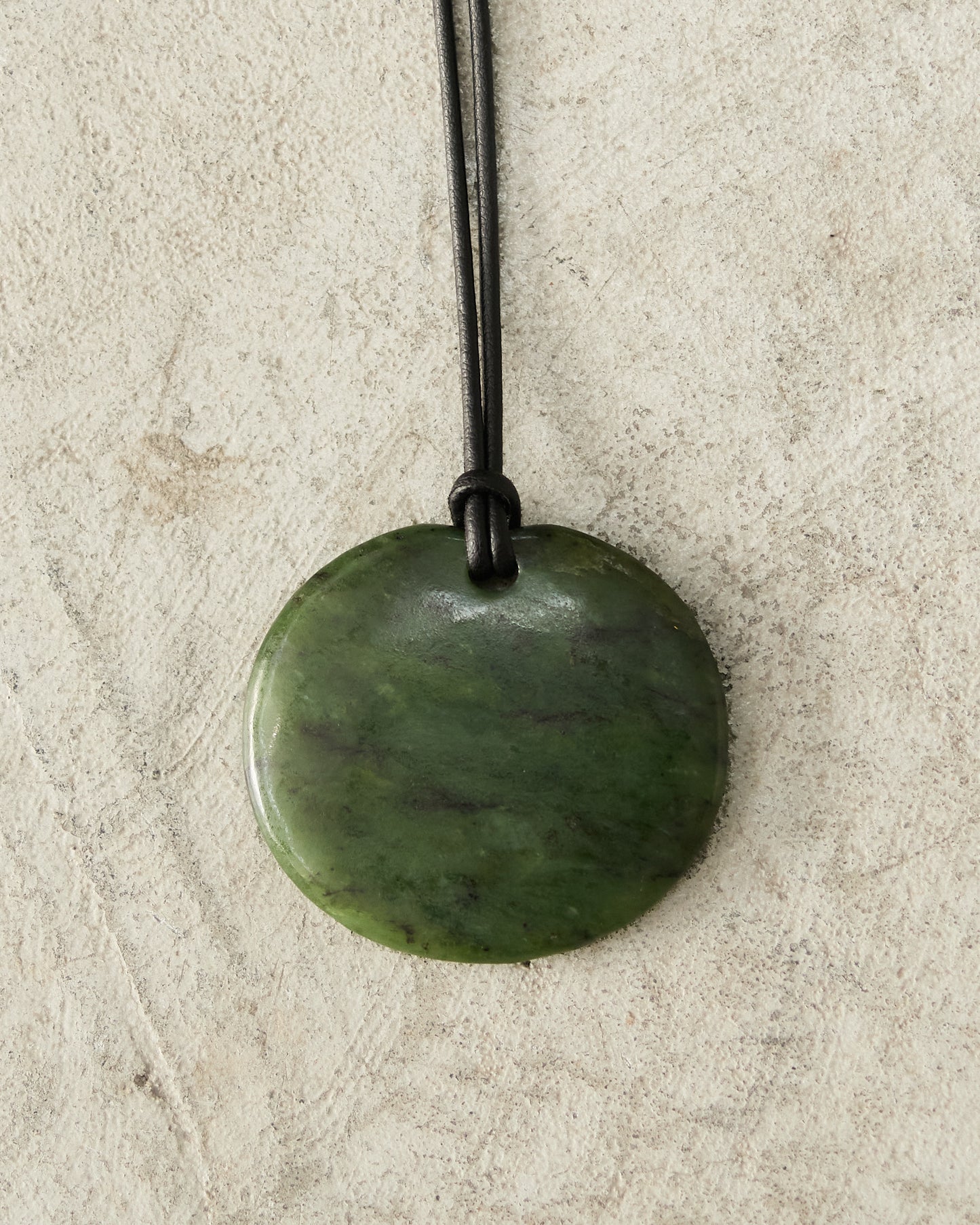 Jade Full Moon Pendant