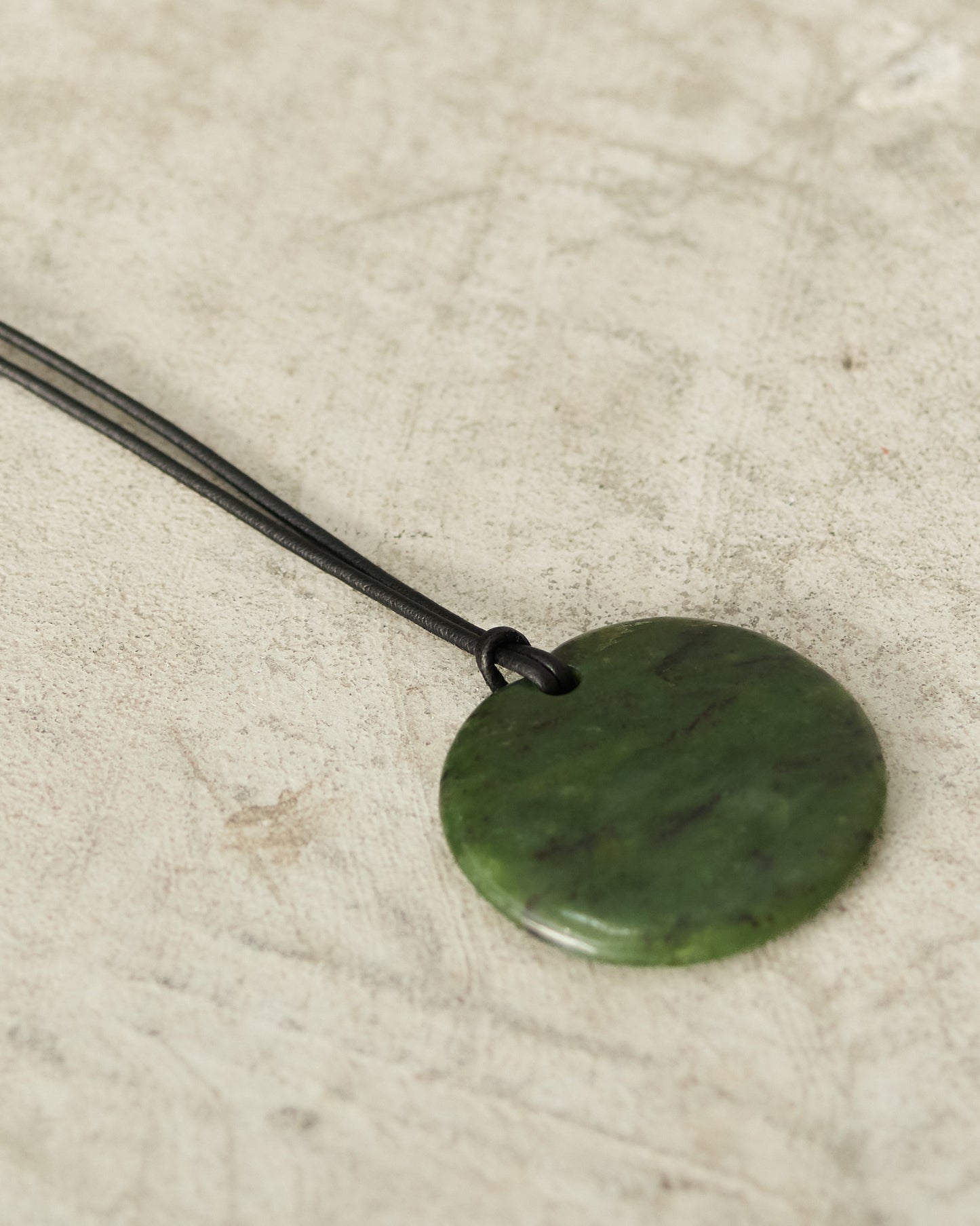Jade Full Moon Pendant