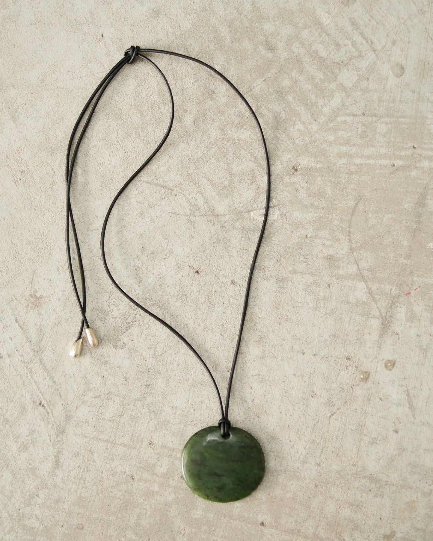 Jade Full Moon Pendant