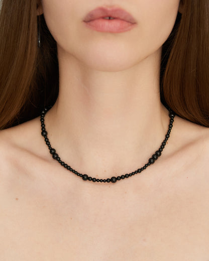 Onyx 16" Constellation Necklace