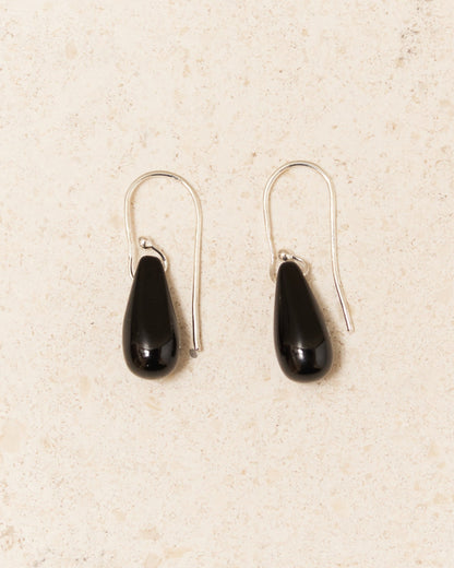Onyx Droplet Earrings